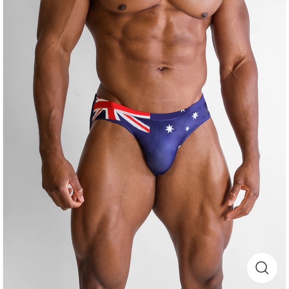 JJ Malibu Australian Flag Speedo - Picture 1 of 6